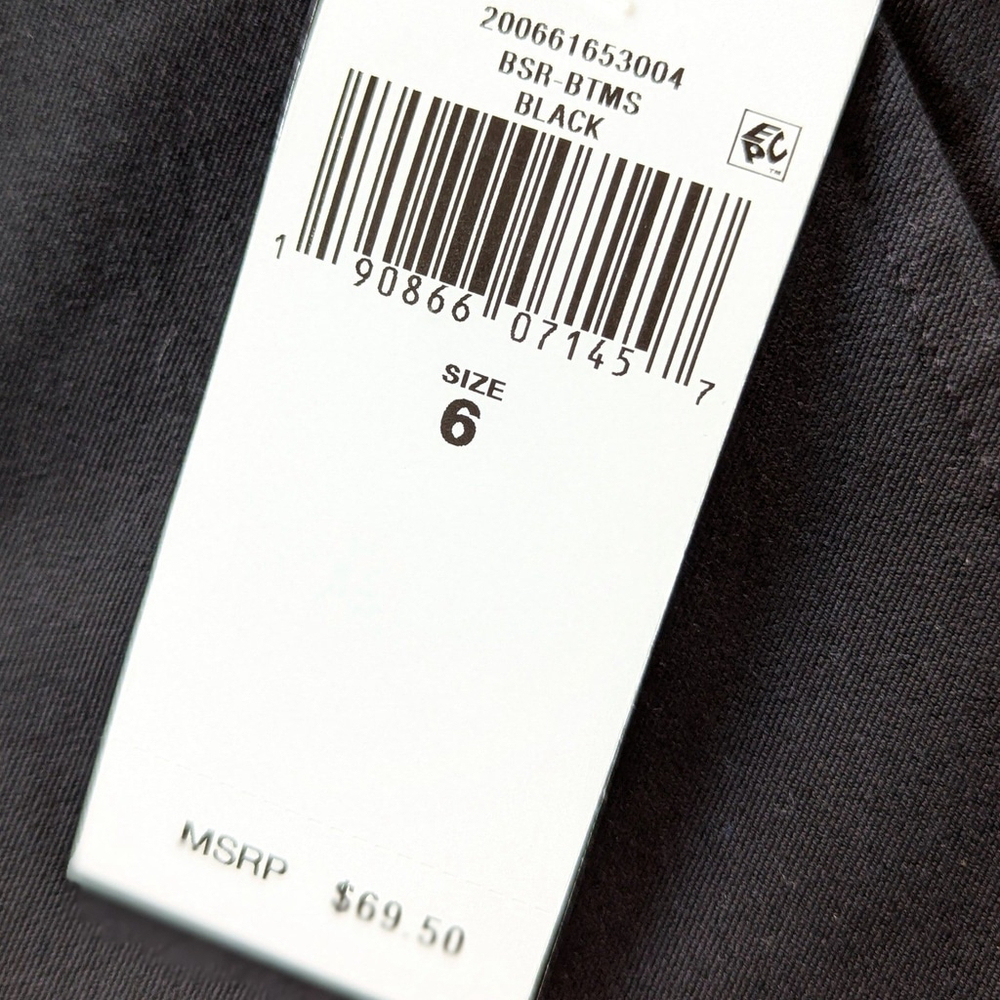 Ralph Lauren Black Tailored Bermuda Shorts Size 6 NWT - Picture 9 of 13